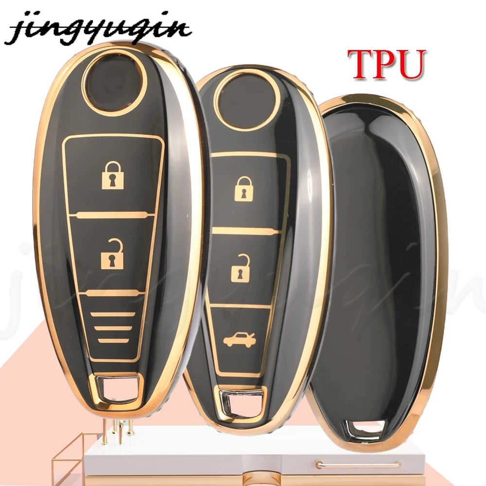 

JYQ new TPU Auto Key Shell Case Cover For Suzuki Baleno Ertiga Ciaz Ignis Kizashi Swift SX4 S-cross Vitars Remote Car Accessorie