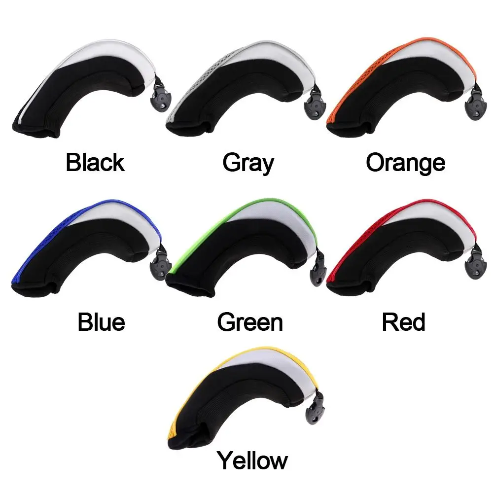 

Премиальный полиэфирный сетчатый головной убор для гольфа, чехол для гольфа, защита для длинной шеи, 7 цветов, сменные чехлы для головы клюшки для гольфа