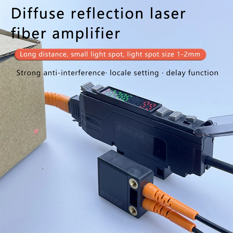 PARMA Laser fiber amplifier fiber sensor optic diffuse reflection laser photoelectric switch small light spot GLV-WA1