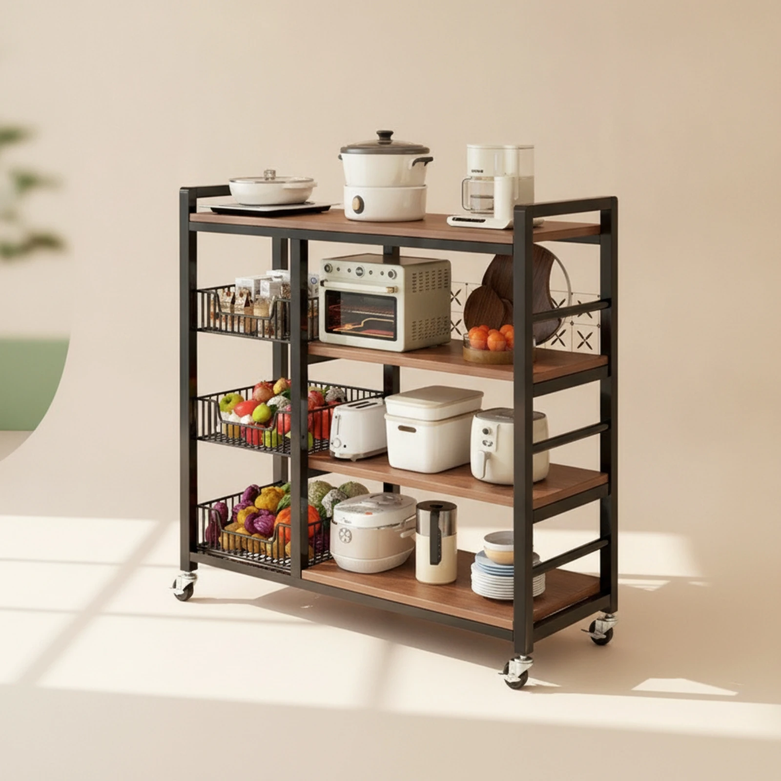 Mutfak Depolama Rafı Çok Yönlü - Kitchen Baking Cart incelemesi ve fiyatı