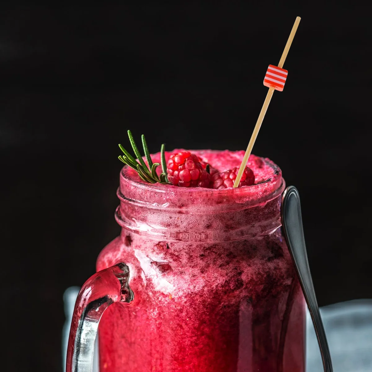 

100Pcs Bamboo Fruit Picks Safe Sturdy Creative Shapes for Bar Ktv Home Clubs Decorative Appetizers Fruit Picks