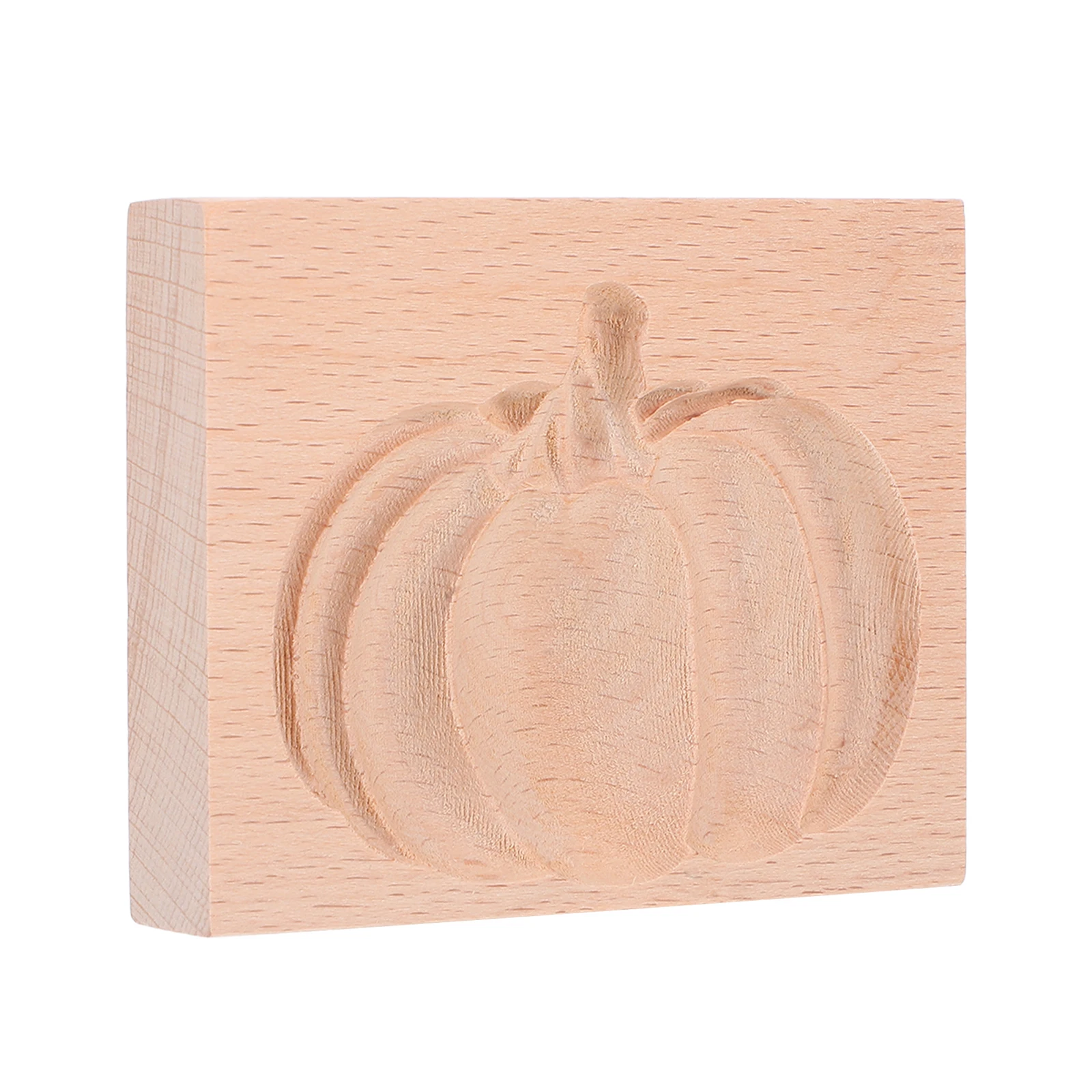 

Pumpkin Cookie Mold Halloween Baking Stamps Wooden Gingerbread Molds Thanksgiving Reusable Dough Stamp for Fondant