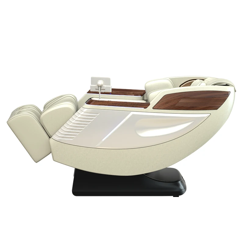 2024 Most Popular 3D Zero Gravity Luxury Modern Smart Air Pressure Heating Shiatsu Leather Massage Chair with Foot Leg Bluetooth