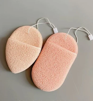 

2Pcs Face Cleansing Sponge Gloves Soft Texture Deep Exfoliating Makeup Removing Facial Pads Face Wash Sponge Sponges for Facials