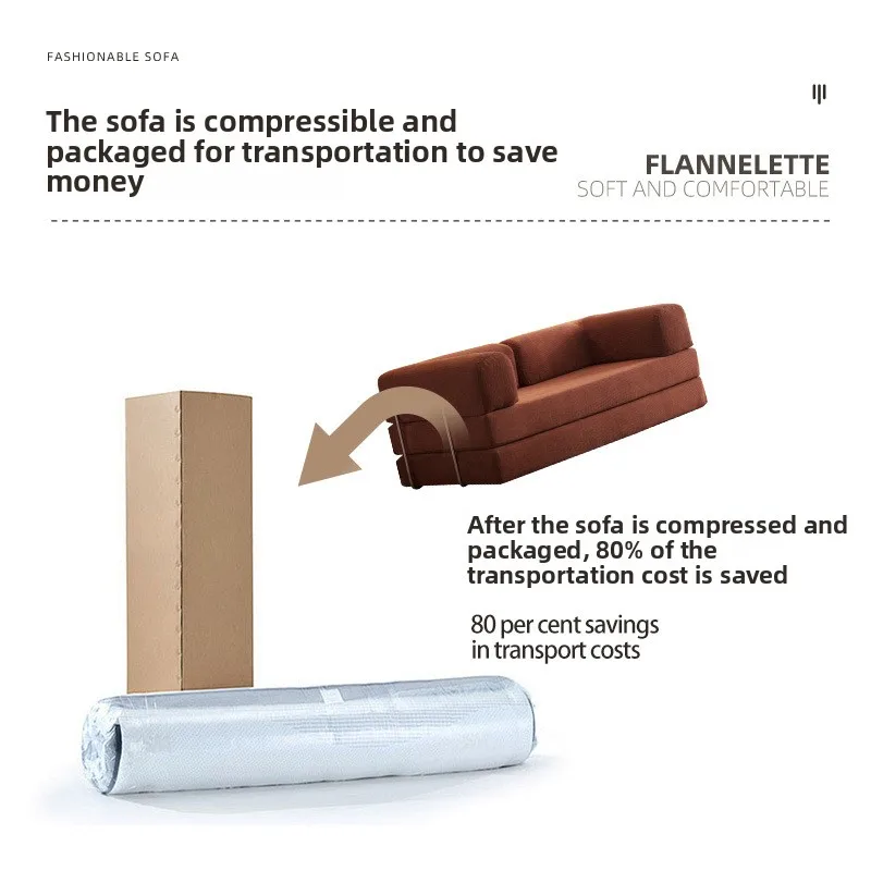 أريكة سرير قابلة للطي مضغوطة 180 سم 200 سم، أريكة أرضية مع مسند ظهر، سرير أريكة قابل للطي بثلاثة مقاعد مع وسائد، مقاس كينج #6