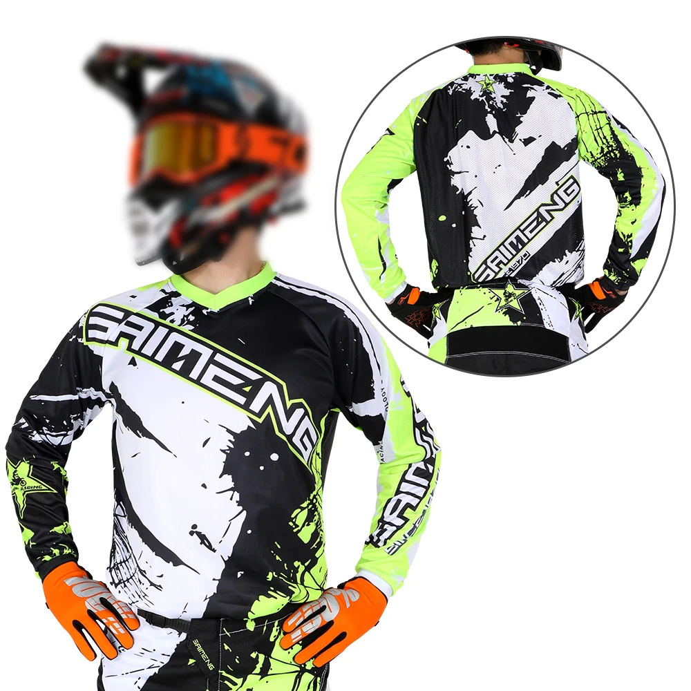 

Motocross Jersey racing Mens Women's Off-road MX DH BMX ATV MTB Enduro MOTO Motorcycle Dirt Bike XXXXL Long sleeved T-shirt