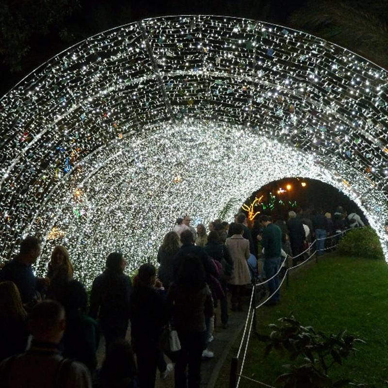 Custom. Bruiloft Decor Multi Color Led Tunnel Boog Motief Licht