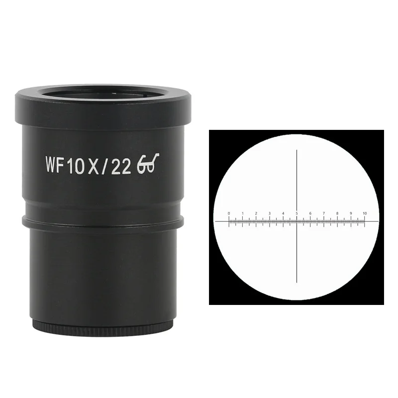 Scale Ruling Cross Curve 1PCS WF10X/20 WF10X/22 WF15X/15 WF20X/10 Eyepiece Lens For Stereo Microscope Wide Field High Eye Point