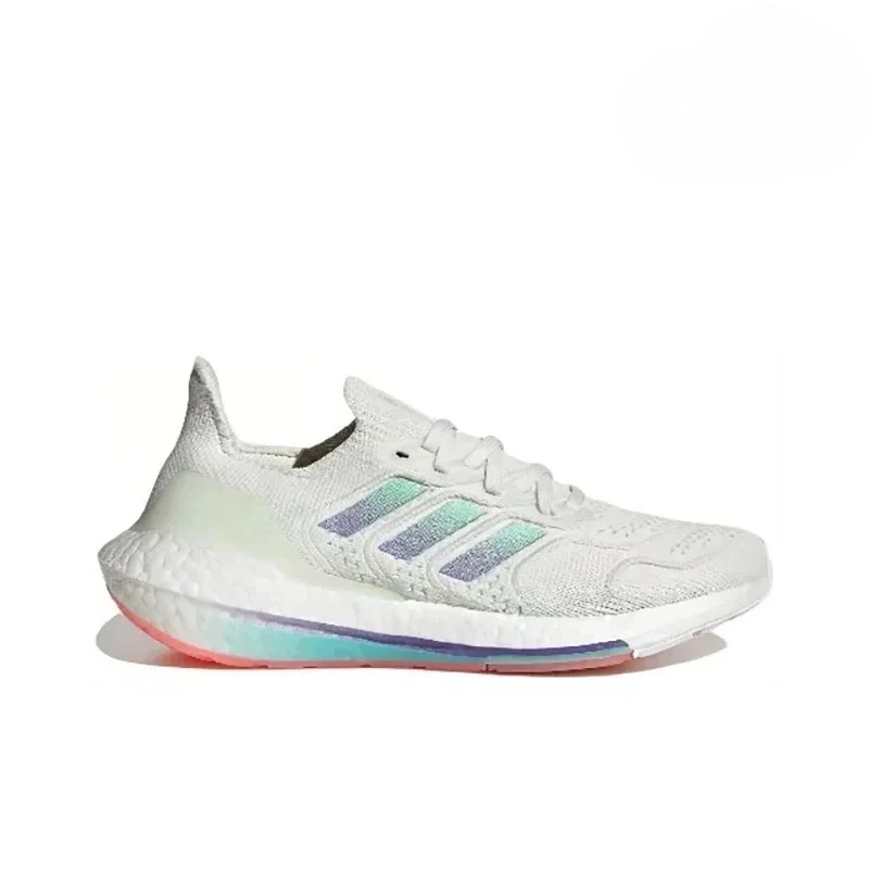 Adidas Ultra Boost 22 Unisex Comfortable, Breathable, Shock-Absorbing Rebound Wear-resistant Rainbow Trendy Running Shoes