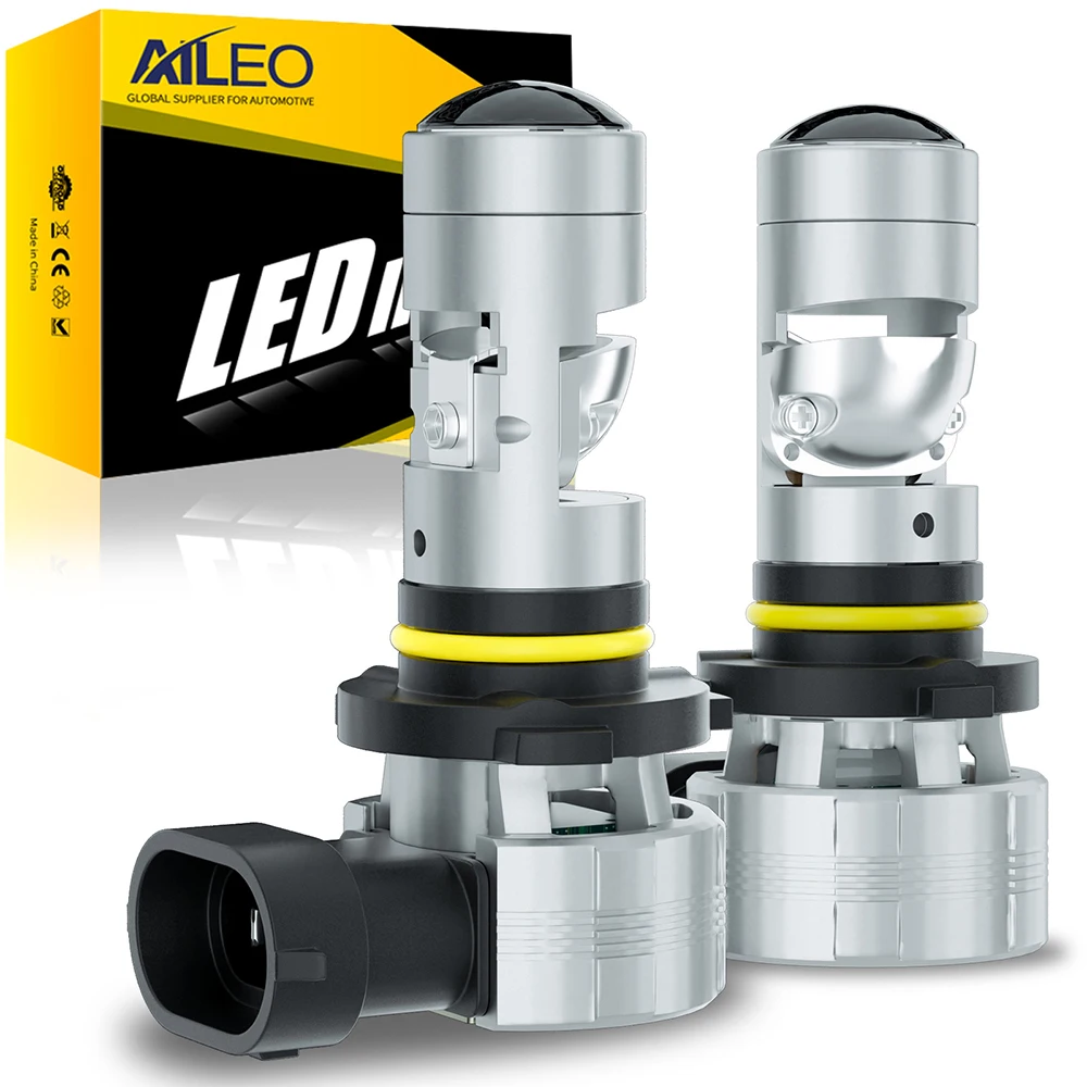 

AILEO 2PCS H7 LED Super Mini Projector Len H11 H8 H9 9005 9006 HB3 HB4 6500K Canbus RHD LHD Auto LED Bulb H4 Hi/Lo Beam 12V 24V