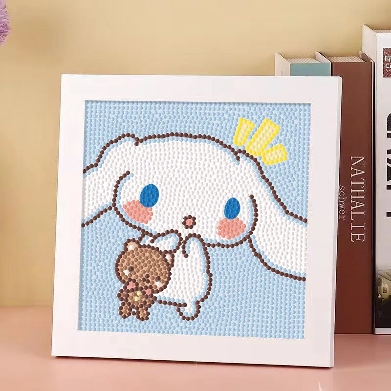 Sanrio Diamond Painting Children's Handmade DIY Cartoon Jade Gui Dog Full Diamond Sticker Girl Gift