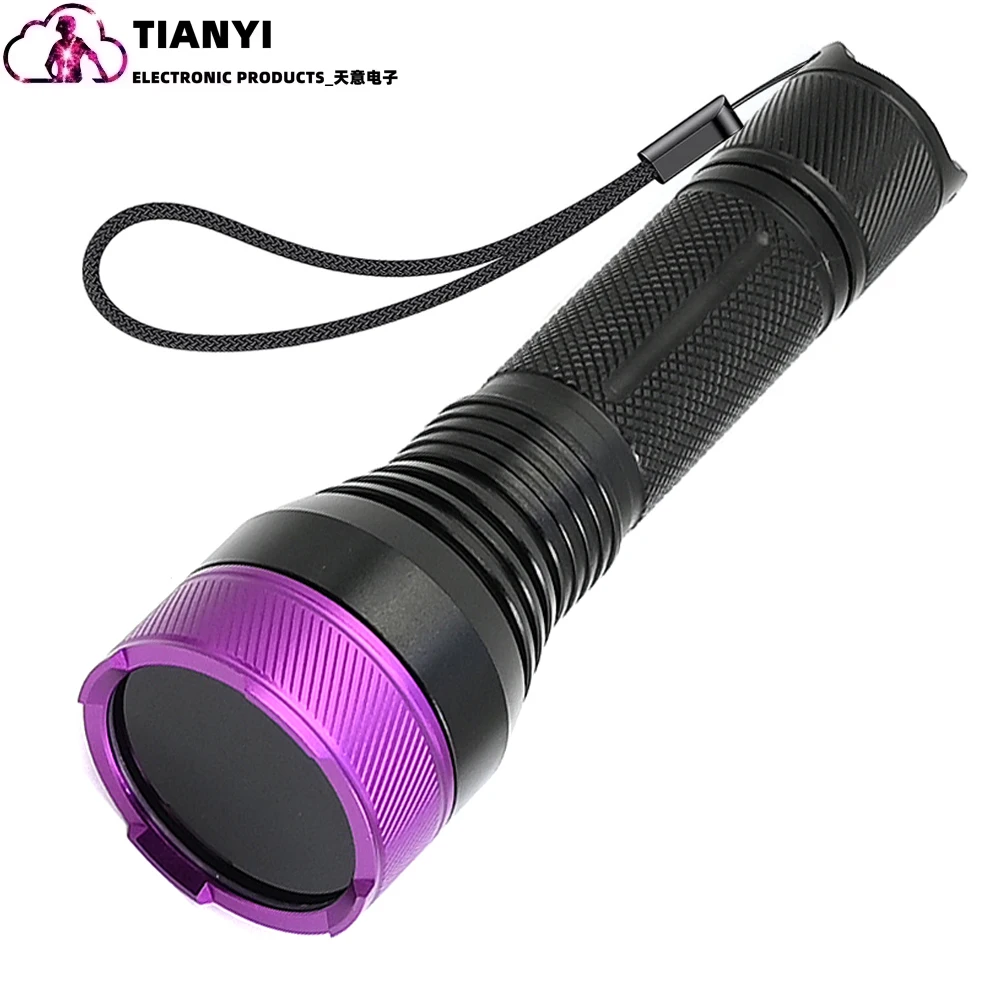 365nm UV Flashlight 30W UV Light High Power Black Light Flashlight for Pet Urine Detection, Resin Curing, Minerals