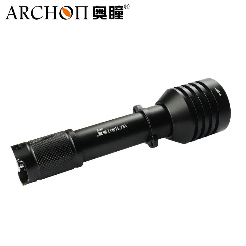 ARCHON D12U Underwater Lighting Flashlight with Rotatable Zoom in White Red Blue Three-Color Light Source for Photography