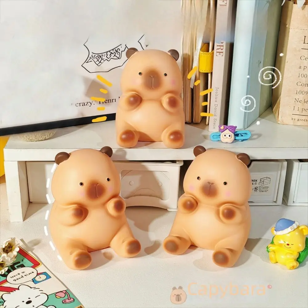 

Универсальный держатель для телефона с капибарой, портативный многофункциональный настольный орнамент, мини-подставка для телефона, планшета