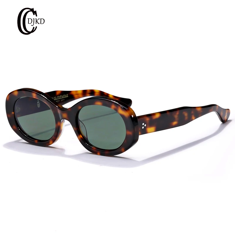 

2024 New Acetate Oval Eyeglass Frame Men And Women High Quality Fashion Designer UV400 STARRY Outdoors Personalized Sunglasses