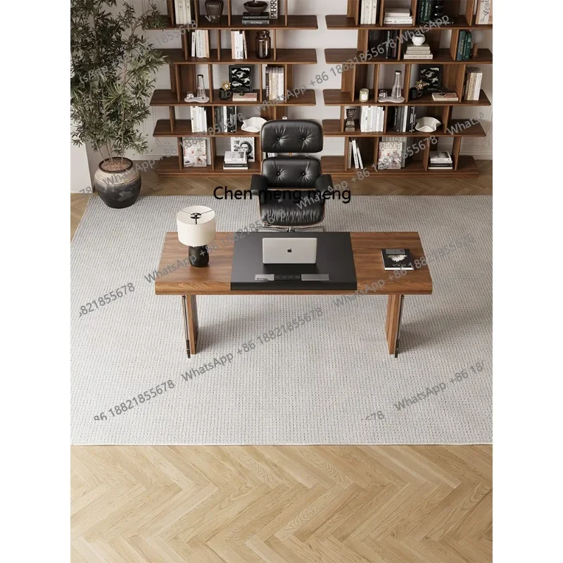 High-end acrylic light luxury study desk simple modern home living room computer desk
