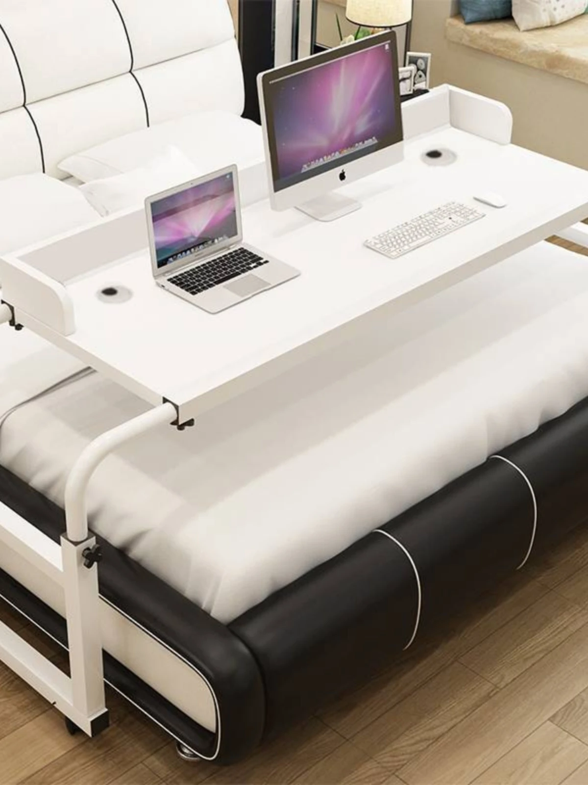 Cross-bed Table Movable Desk Computer Desk Home Bed Table Lazy Lifting Bedroom
