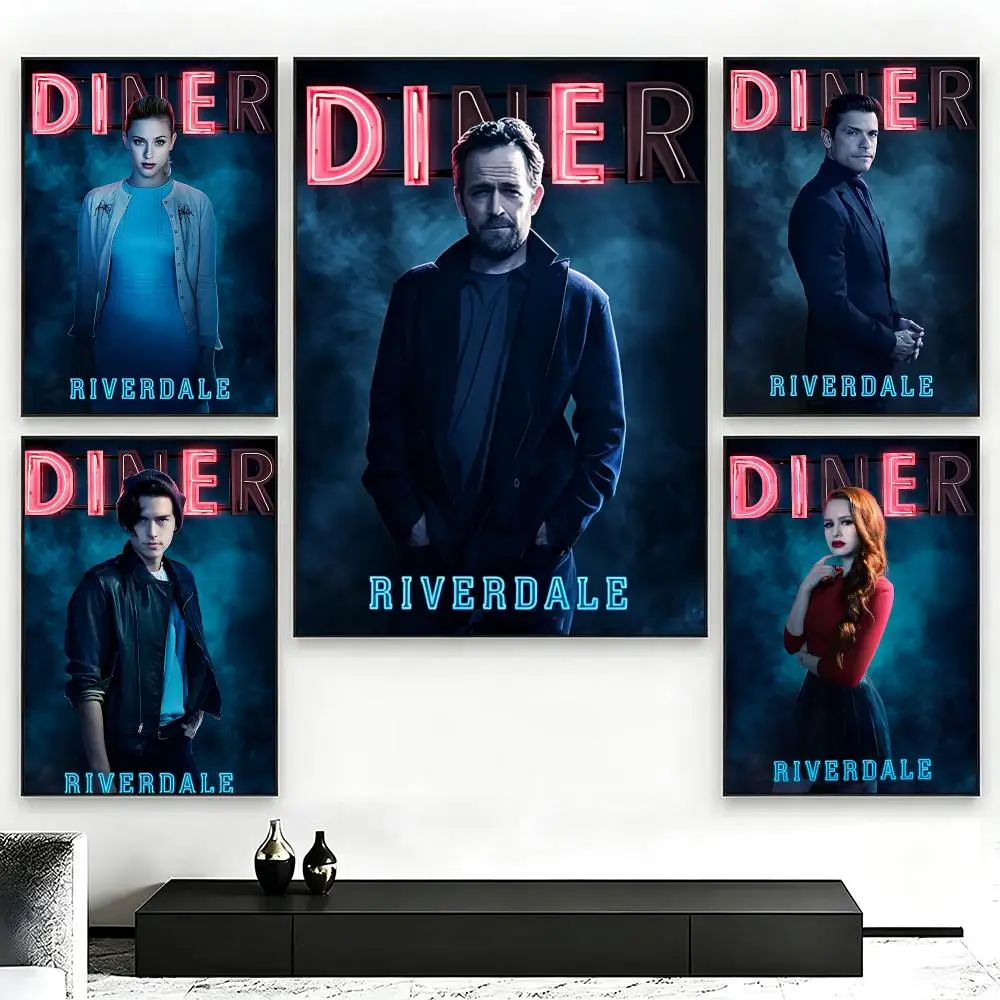 series Riverdale Poster Poster Nordic HD Self-Adhesive Wall Sticker Home Café Bedroom Living Room Art Decor Gift