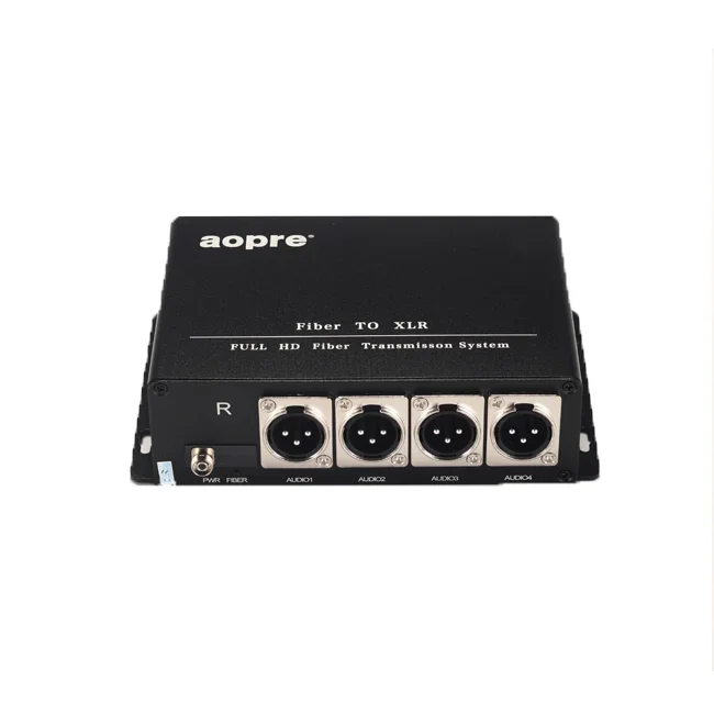 2-channel digital-to-analog audio fiber optic converter