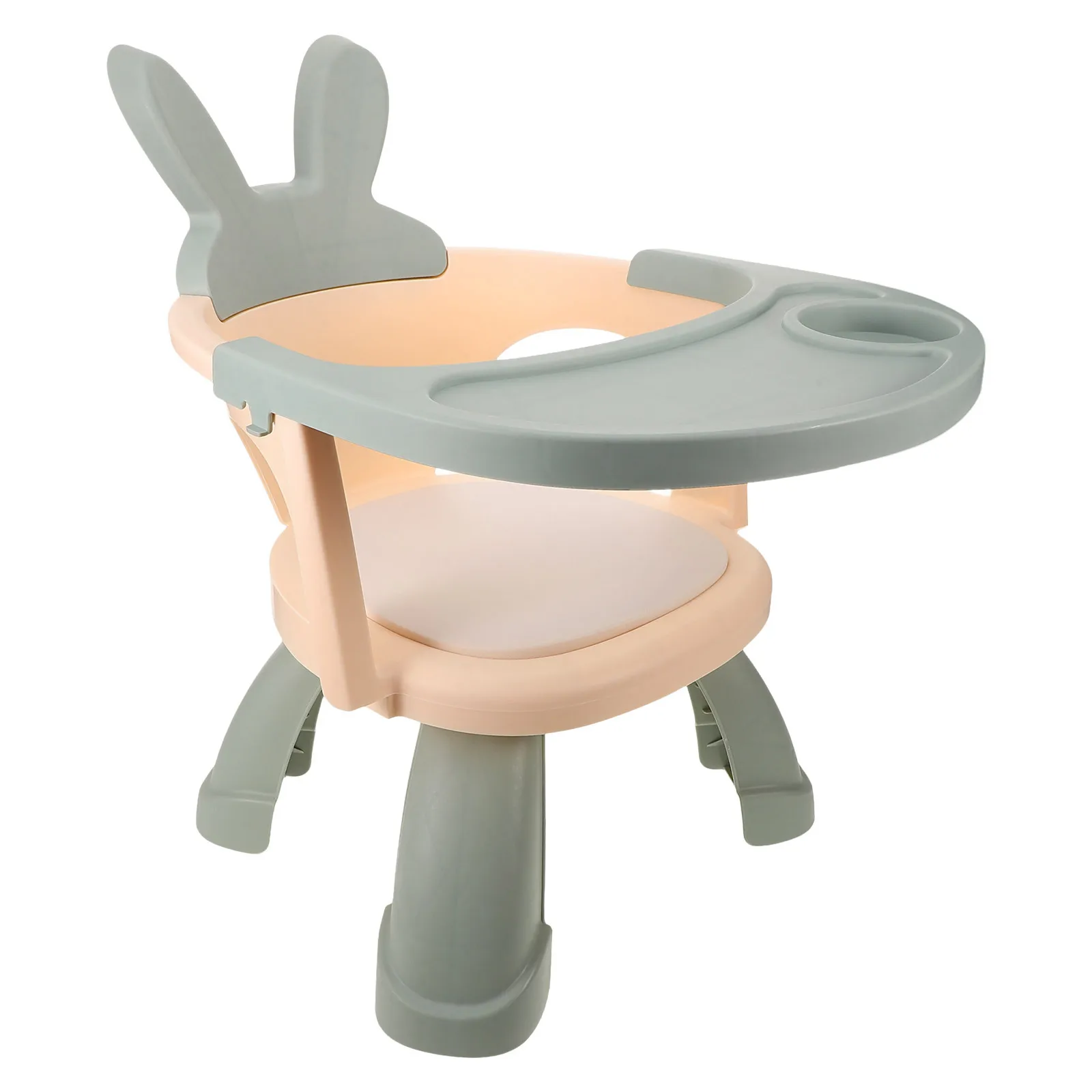 مقعد تغذية بلاستيكي للأطفال بشخصيات كرتونية، تصميم متعدد الوظائف، مادة آمنة وغير سامة، محمولة وخفيفة الوزن #5