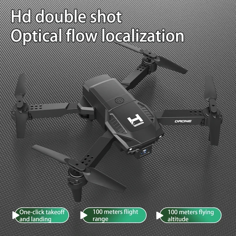 MHD 4K Doppia Fotocamera Flusso Ottico H4 Drone One Key Decollo Atterraggio 360Roll Riconoscimento Gesto Mini Pieghevole Esterno RC Quadcopter