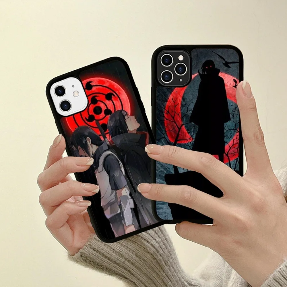 Amine Uchiha L-Itachis Phone Case Silicone PC+TPU For Samsung S10 20 30 22 23 24 Plus Lite Ultra Cover