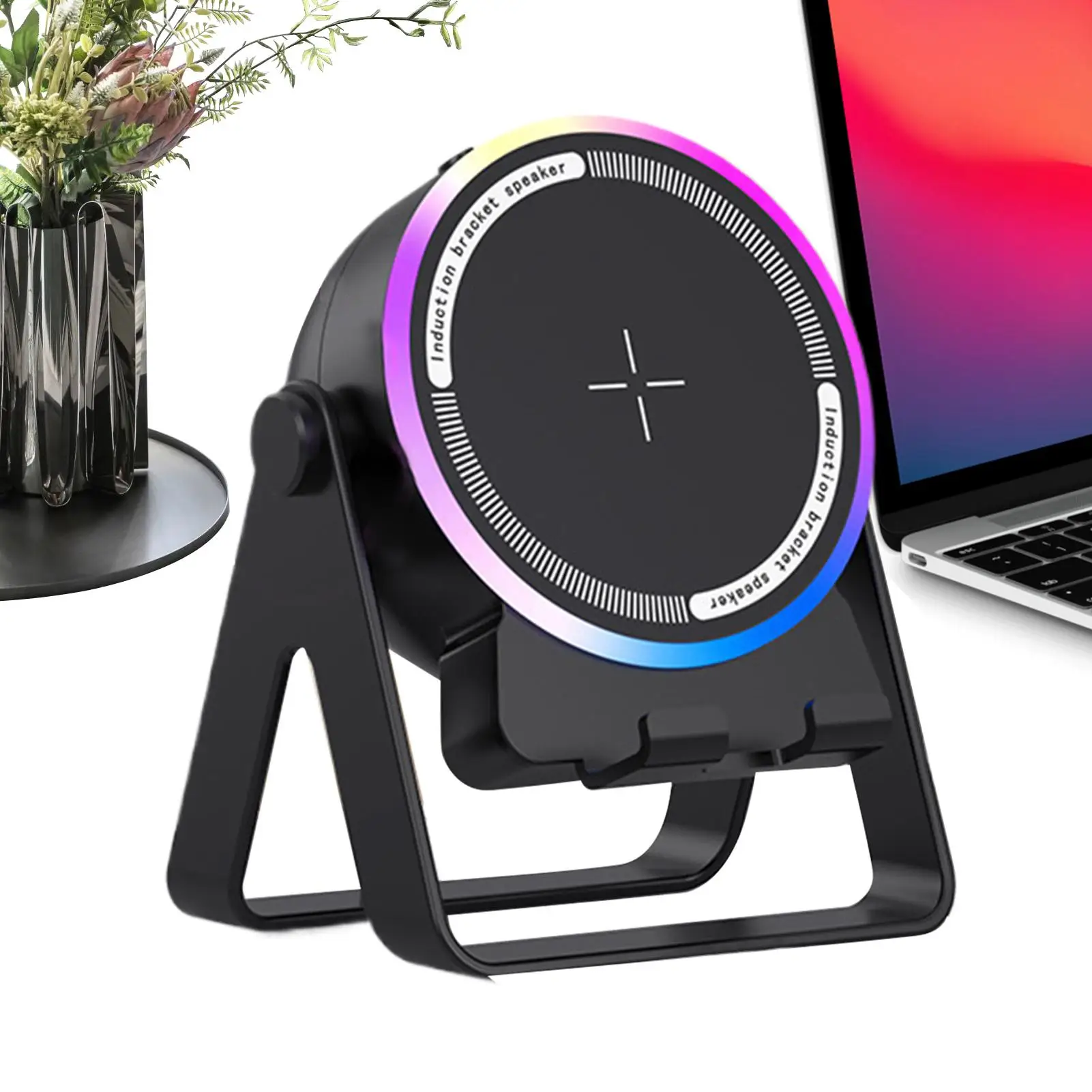 

Подставка для мобильного телефона с динамиком, стабильная портативная нескользящая беспроводная подставка для гаджетов, беспроводная подставка для телефона, динамик для семьи, друга, живой игры