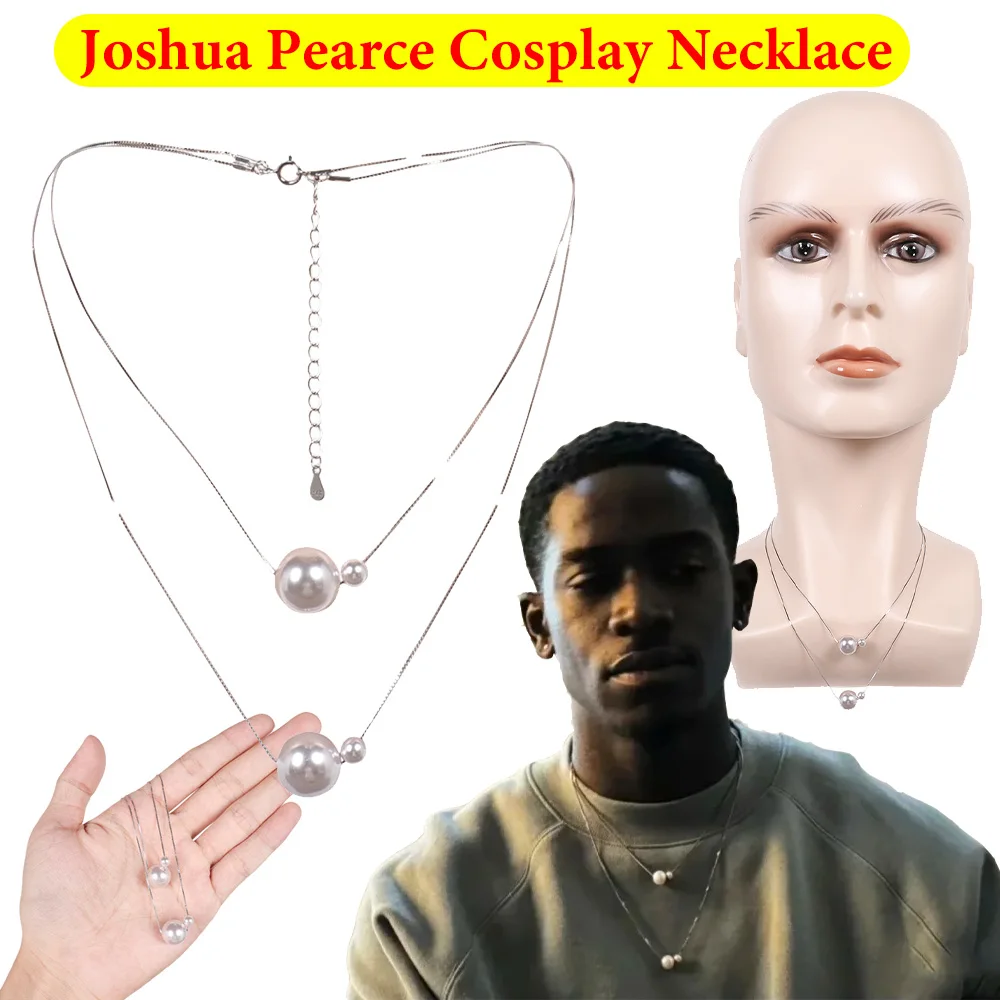 Josué Cosplay Pearce collar de perlas adultos hombres mujeres sombreros de doble capa trajes Halloween carnaval accesorios de disfraz