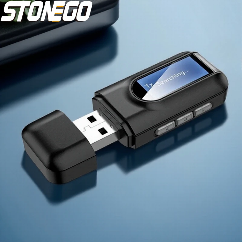

Bluetooth 5.0 USB-адаптер-приемник-передатчик для автомобильного ПК, ТВ, HD-аудио, беспроводное подключение