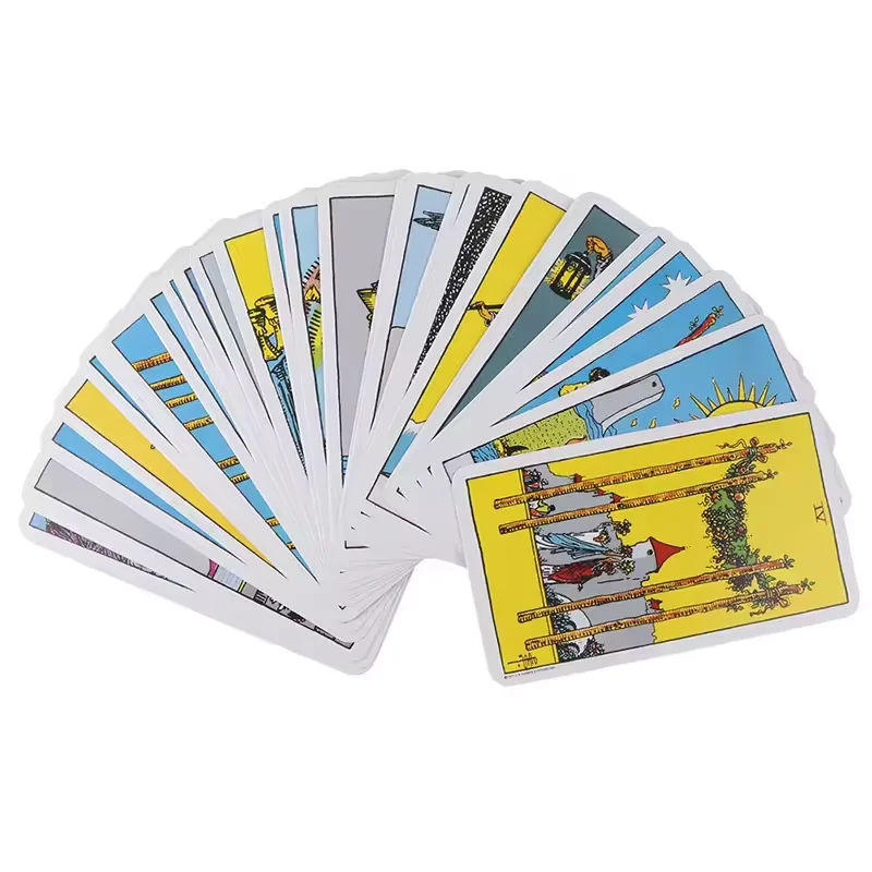 78 قطعة النسخة الإنجليزية الإسبانية رايدر وايت بطاقة التارو العرافة الاستخدام الشخصي التارو سطح السفينة أوراكل الترفيه مجلس لعبة #2