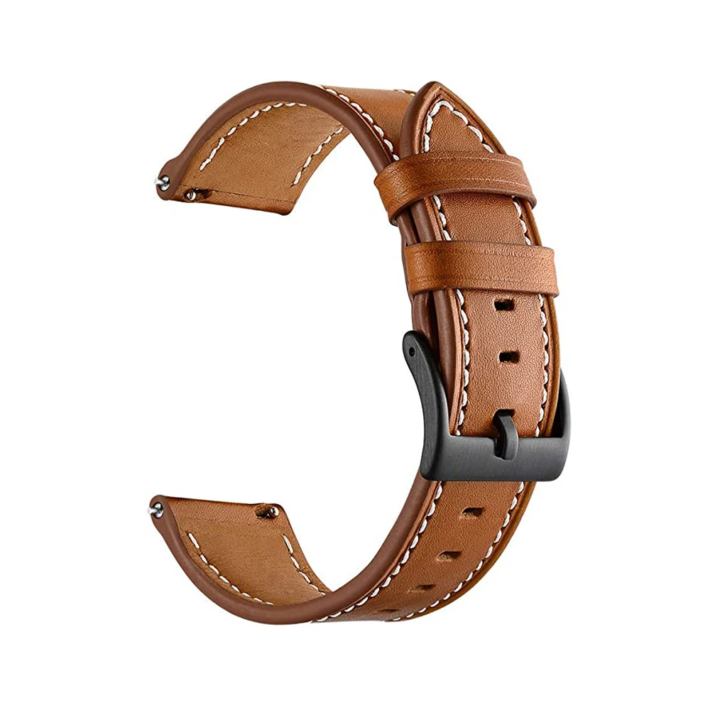 22mm Leather Smart Watch Band For Xiaomi Watch 2 Pro Strap Mi Watch S3 S2 S1 Active Pro Color Strap Replacement Bracelet Correa