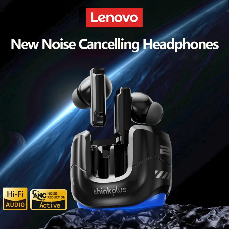 Choice Original Lenovo LP27 TWS Wireless Bluetooth Earphones HiFi Sound Earbuds Long Battery Life HD Call Sport Headset With Mic