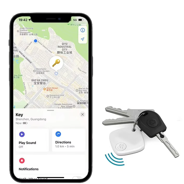 

2 шт., умный GPS-трекер на заказ, анти-потерянный кошелек для мобильного телефона, ключи и локатор для карт багажа, устройство для поиска ключей