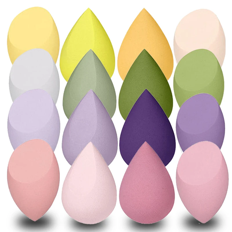 4/8/16Pcs Makeup Sponge Cosmetic Puff Set Foundation Powder Beauty Make Up Tools & Accessories Blender Wholesale