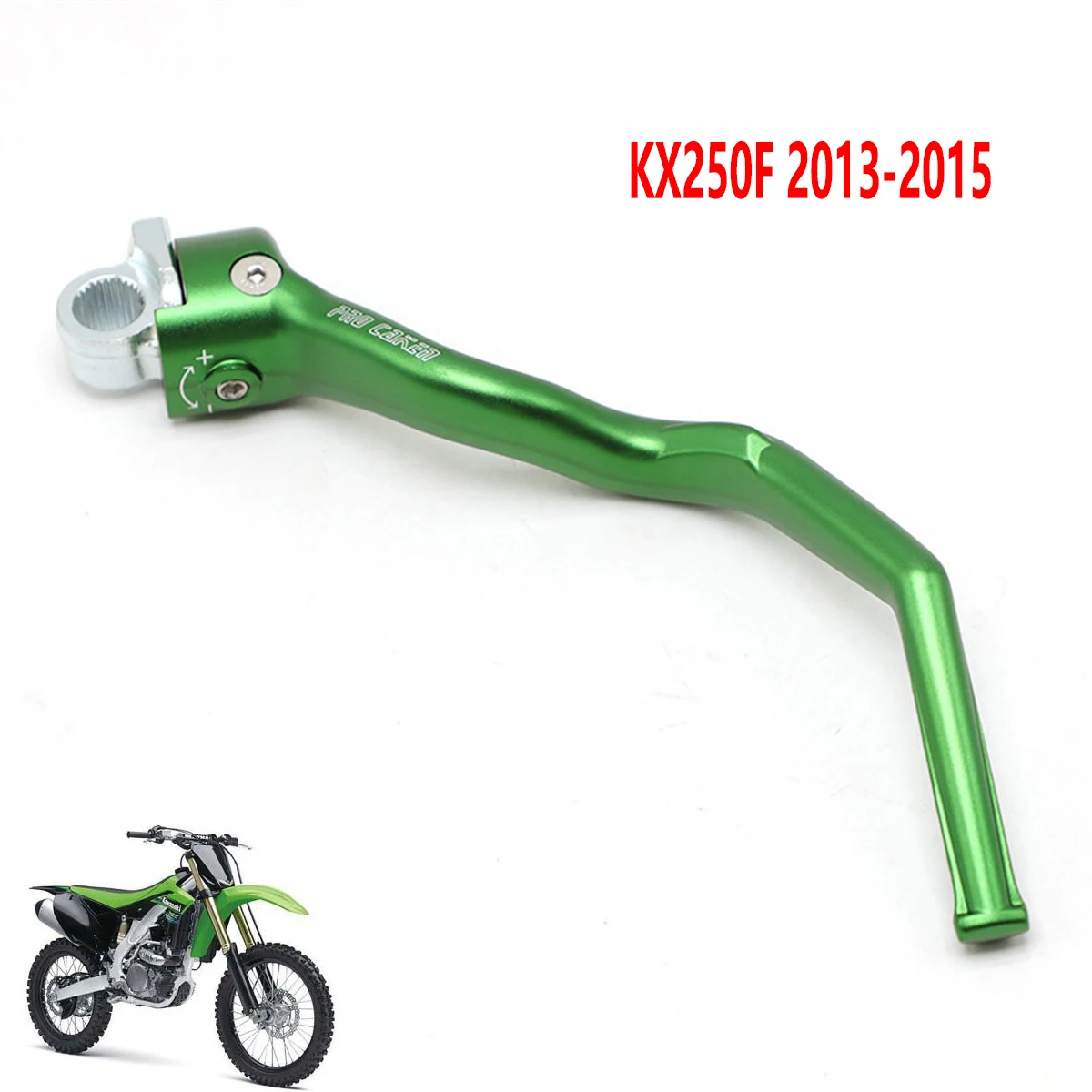 Motorcycle CNC Aluminum Forged Kick Start Starter Lever Pedal For KAWASAKI KX250F 2013 2014 2015 Dirt Bike Retrofit Accessories