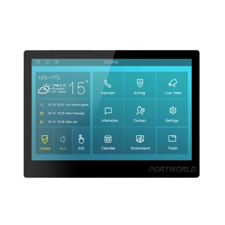 YC-SM10P Android 11 Tablet PC Smart Home with RK3566 Touch Screen Wall Mount 2GB Memory and Rj45 POE