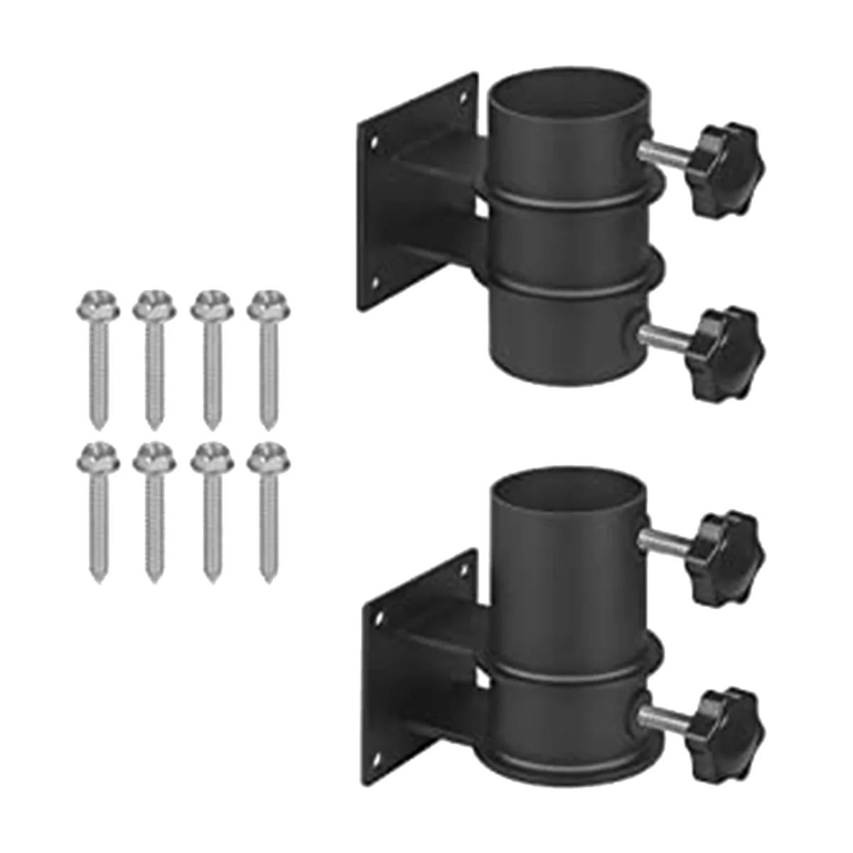 Patio Umbrella Holder, Umbrella Stands Heavy Duty Umbrella Base and Clamp for Railing or Deck in Patio and Courtyard