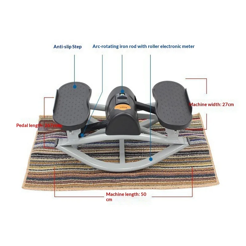 

New Korean-Style U-Shaped Left-Right Swaying Stepper Indoor Home Multi-Functional Sports Equipment Fitness Pedal