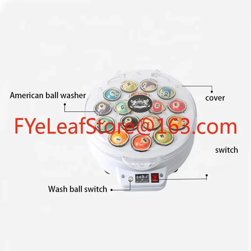 Professional  automatic 16 pcs pool  billiard ball cleaning machine cleaner washing