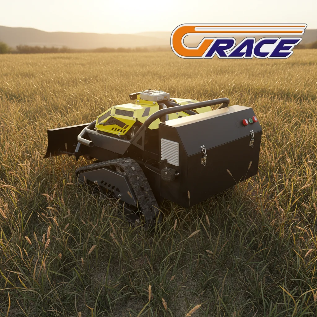 

Smart Remote Control Lawn Mower Lithium-Ion Battery GPS Navigation for Commercial Residential Garden Quiet Operation Long Runtim