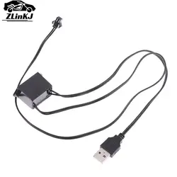 5V USB Adapter Driver 1-5M El Wire Electroluminescent Light Controller Inverter car accessories