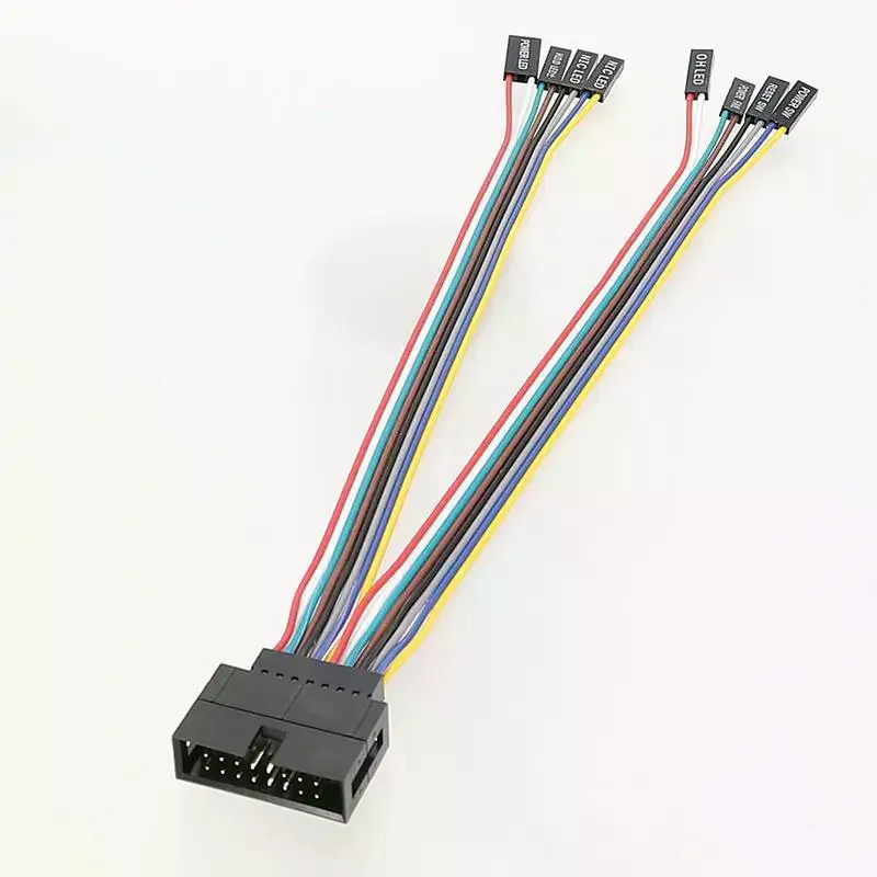 Focused-Multi Functional For Supermicro Front Panel Connector Adapter Cable For Computer Case Server Switches Extension Cord