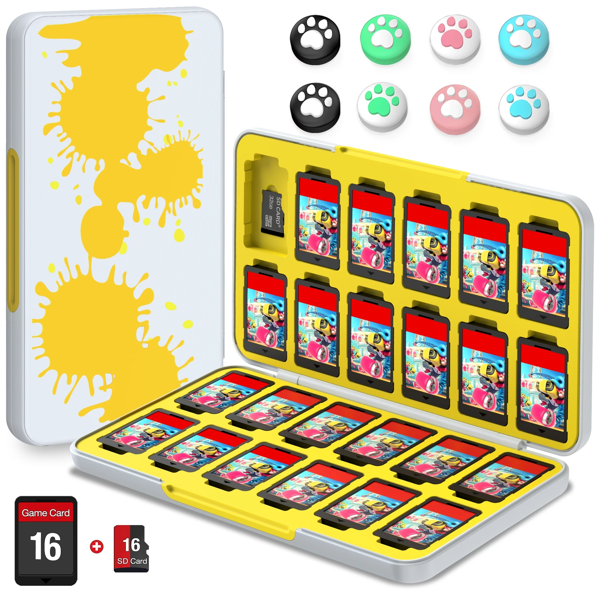 BEBONCOOL 24 Portable Game Cards Storage Case For Nintendo Switch OLED Switch Lite NS Protective Case For Switch Accessories