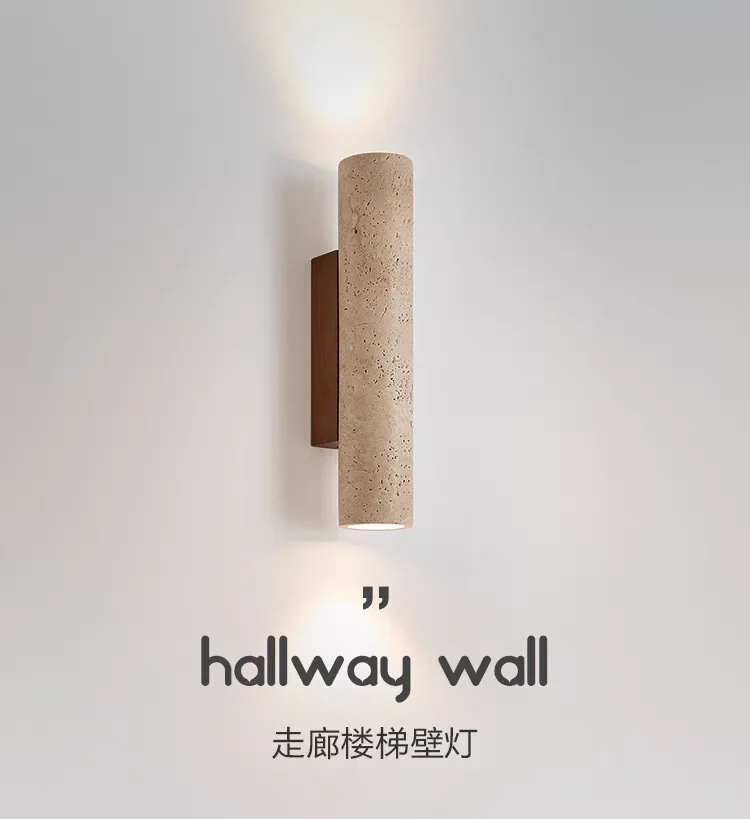 

Ваби-Саби, желтый мраморный настенный светильник, светодиодный прикроватный светильник, японский настенный светильник для спальни, гостиной, травертин, лестница, коридор, декор, бра