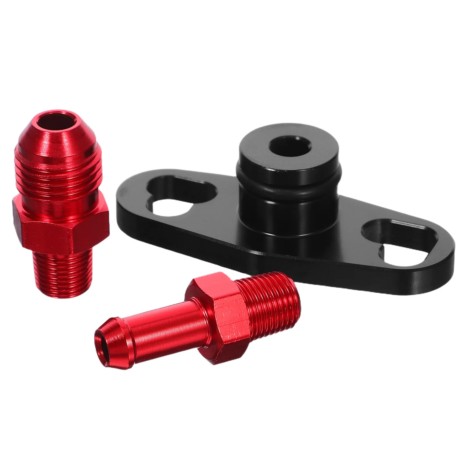 

1Set Fuel Pressure Regulator Fuel Rail Adapter Aluminum Precision Pressure Regulation for Smooth Engine Performance Car