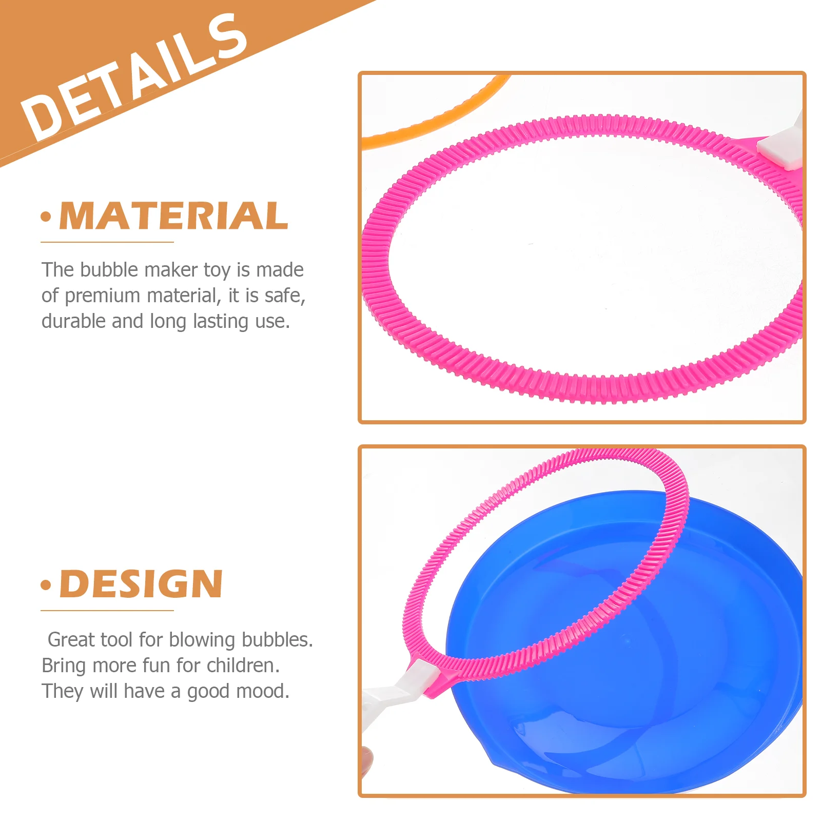 Lot de 3 bâtonnets à bulles en plastique pour enfant, ensemble de jeu pour enfants