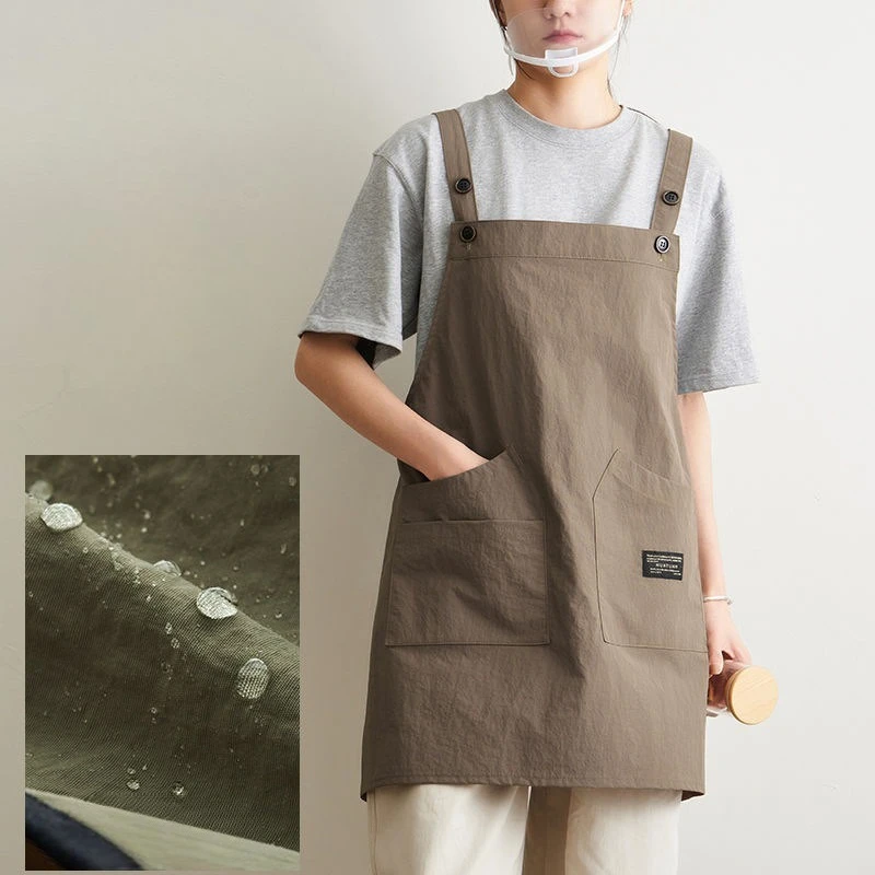 

Hair Stylist Waiter Work Uniform Unisex Cake Cafe Pet Shop Simple Waist Apron Essential