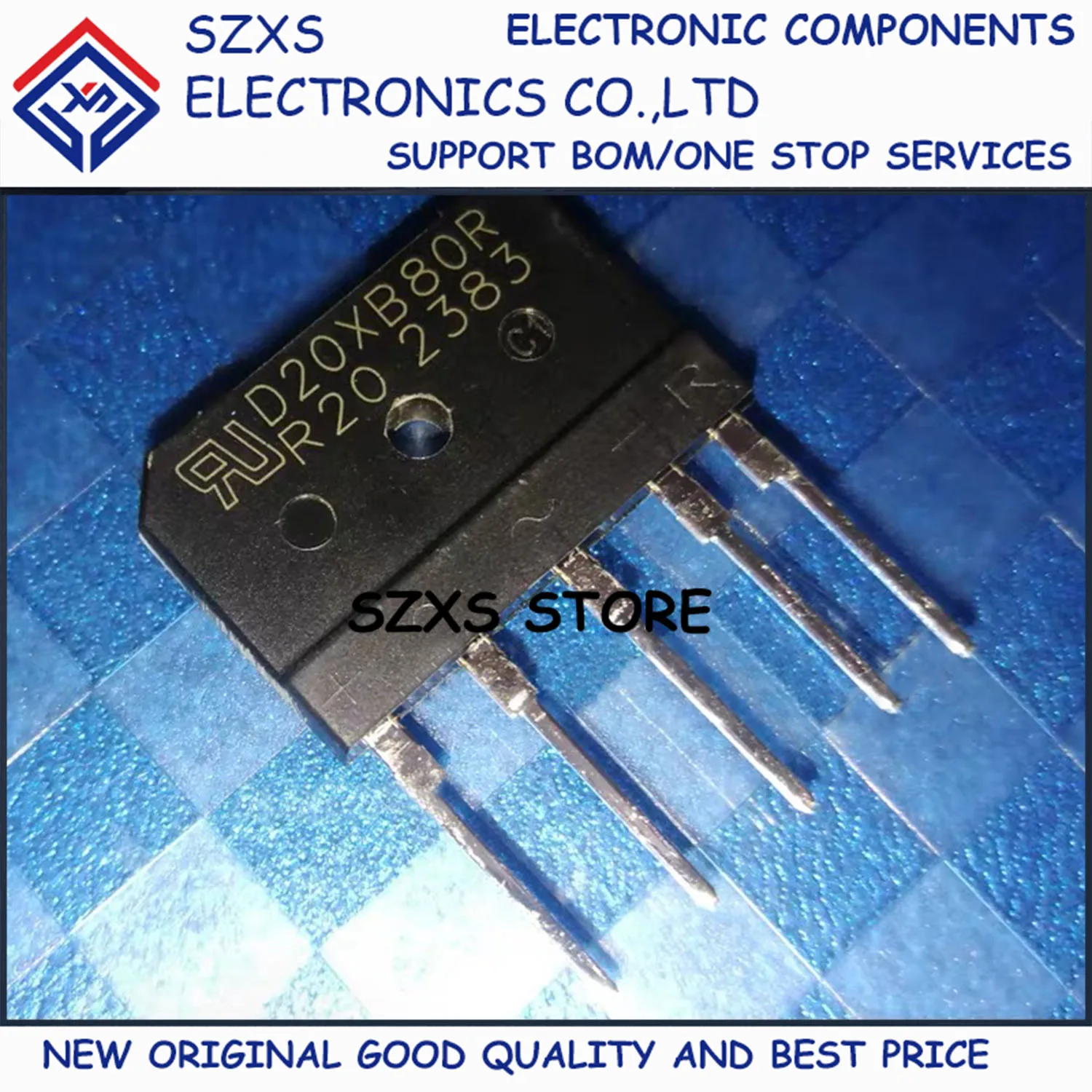 

New Original 10Pcs D20XB80R D20XB80S ZIP-5 800V 20A Induction Cooker Rectifier Bridge In Stock Electronic Component Good Quality
