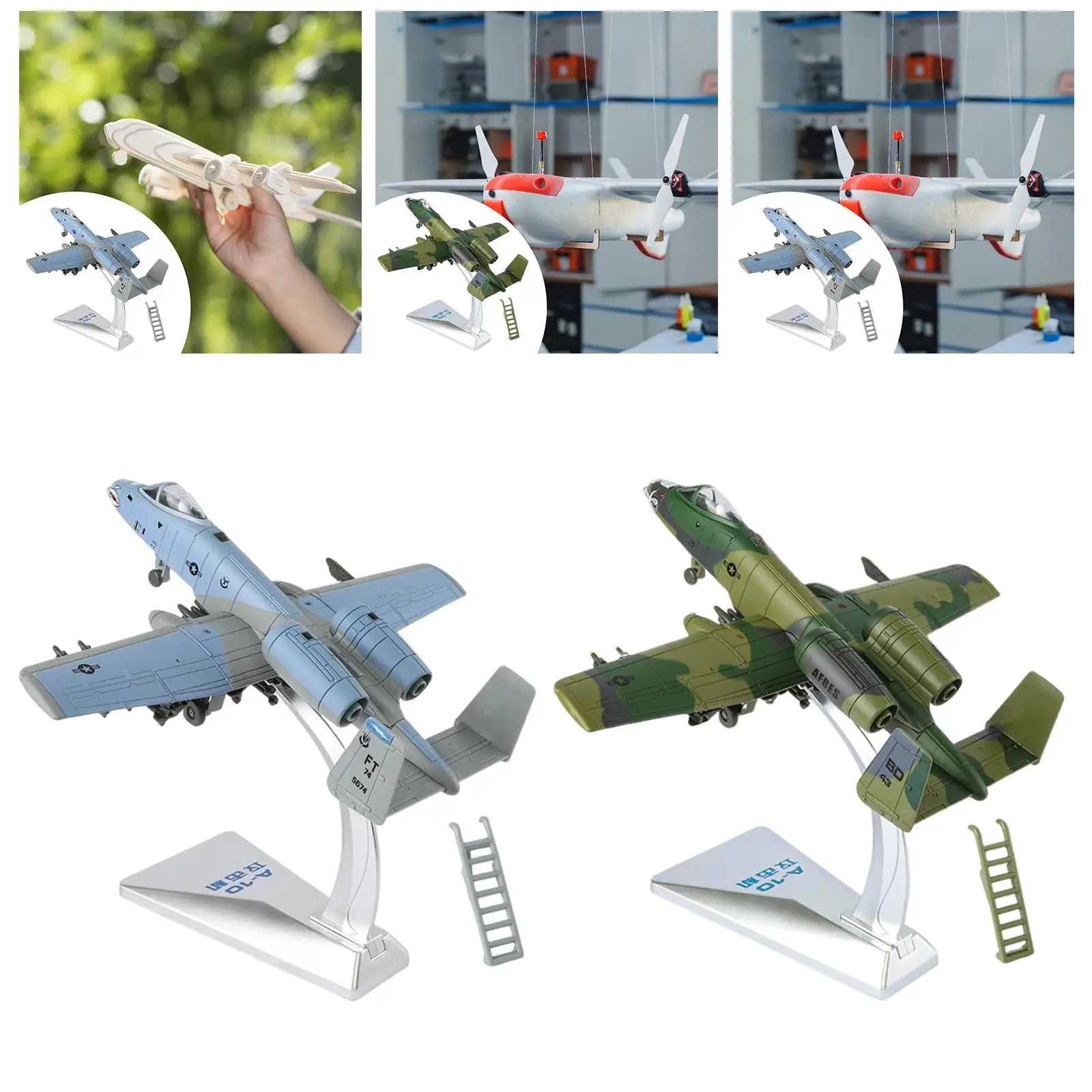 

1/72 Airplane Model Fighter Model Craft Decoration Souvenir Display Ornament