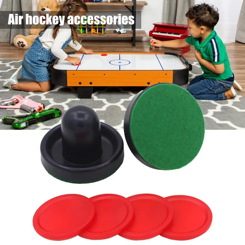 Plastic Air Hockey Set Lightweight Anti Rust Anti-deformation Hockey Puck Set for Game